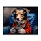 Stupell Industries Game Master Dog Framed Giclee, design by Shawna Stewart